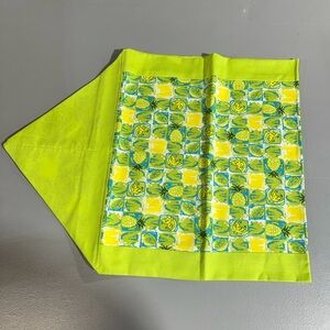 Vibrant Green and Yellow Pinepple Table Runner